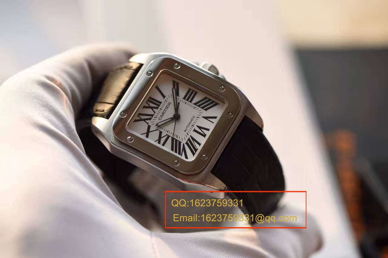 【独家视频测评HBBV6 Factory 一比一超A高仿手表】 Cartier   Santos 系列W20126X8 女士机械 wrist watch  / KDY084