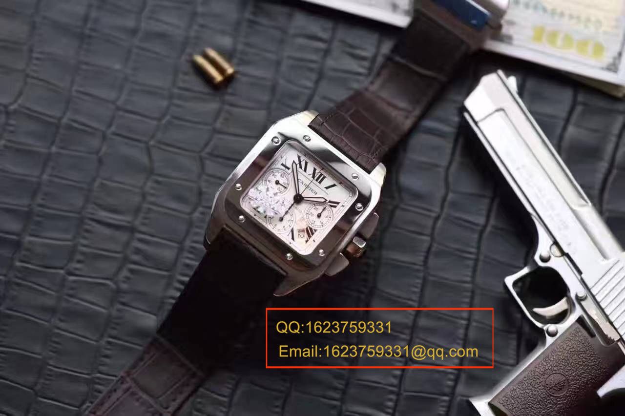【HBBV6 Factory 1:1复刻高仿手表】 Cartier   Santos 系列W20090X8 wrist watch  / KDY077