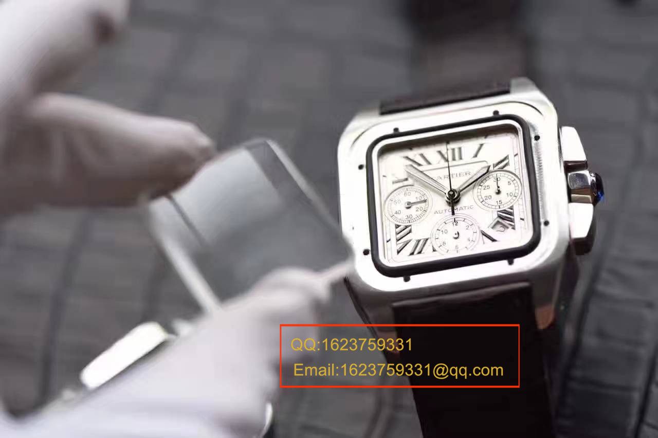 【HBBV6 Factory 1:1复刻高仿手表】 Cartier   Santos 系列W20090X8 wrist watch  / KDY077