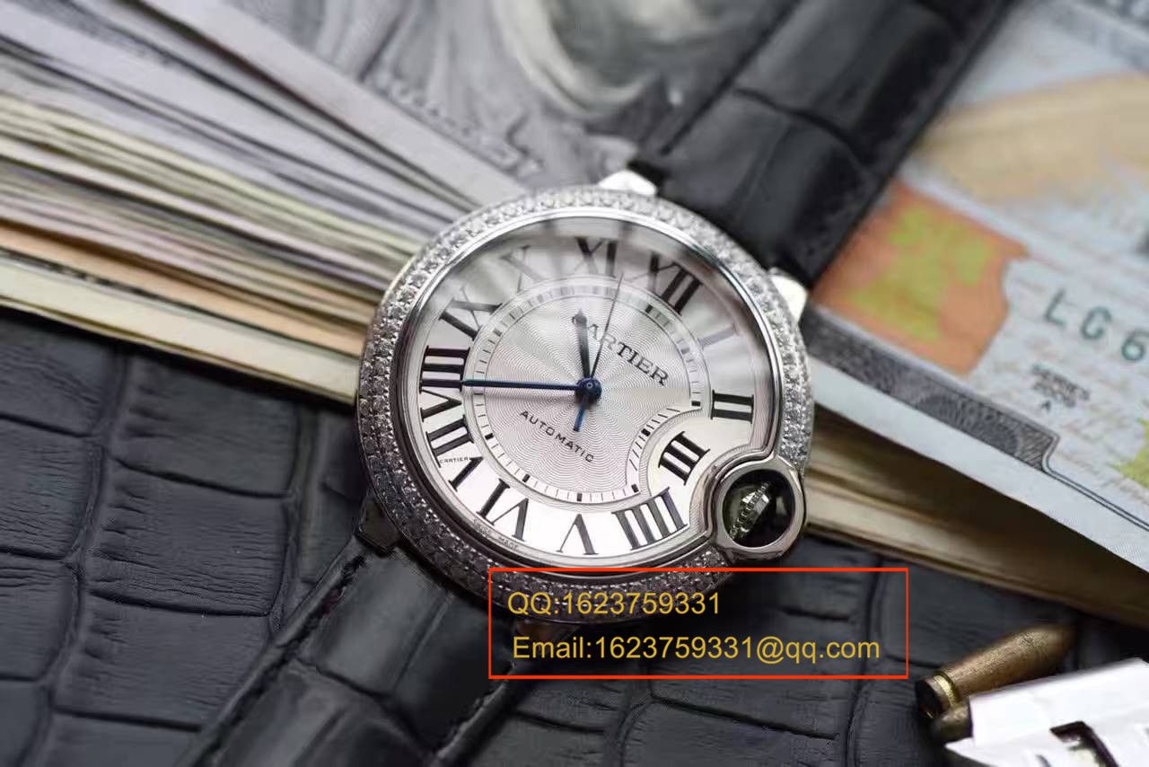 【HBBV6 Factory 一比一超A高仿手表】 Cartier  蓝气球系列WE902065女士33毫米镶钻机械 wrist watch  / K130