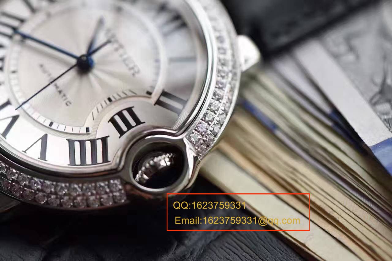 【HBBV6 Factory 一比一超A高仿手表】 Cartier  蓝气球系列WE902065女士33毫米镶钻机械 wrist watch  / K130