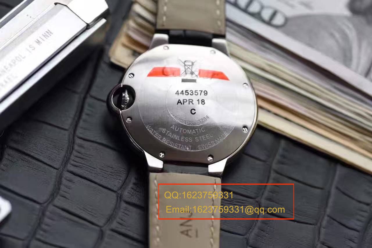 【HBBV6 Factory 一比一超A高仿手表】 Cartier  蓝气球系列WE902065女士33毫米镶钻机械 wrist watch  / K130