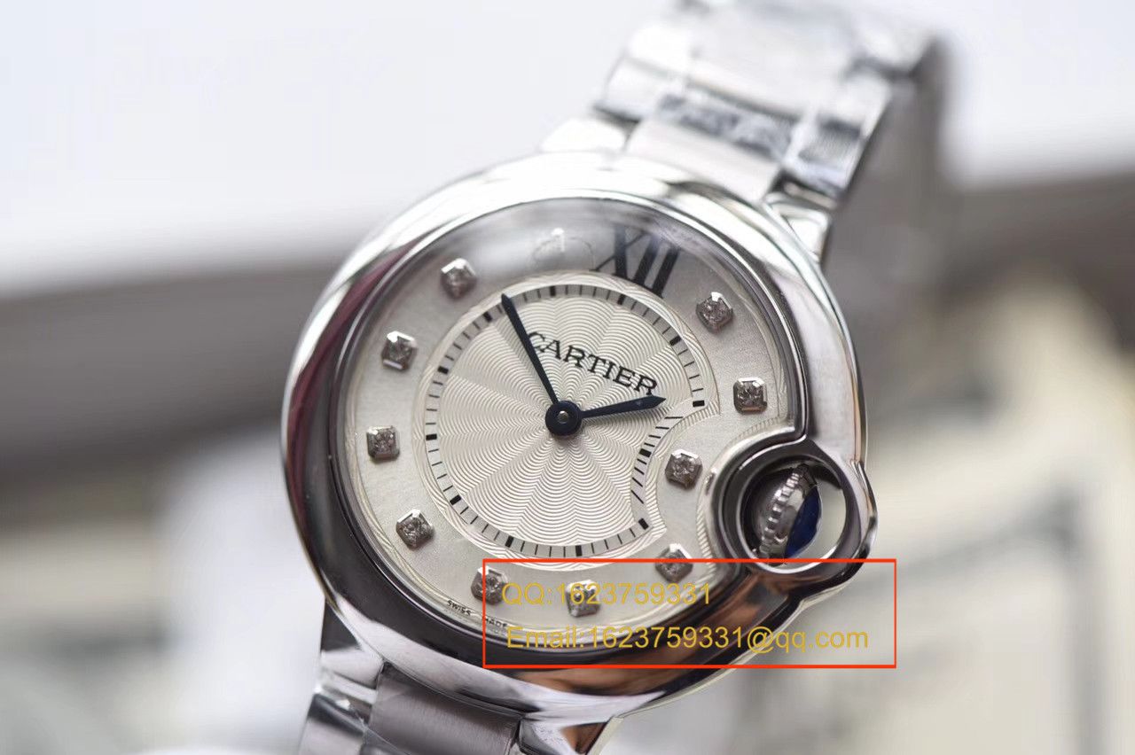 【V6 Factory 超A1:1 top 复刻手表】 Cartier  蓝气球系列女士小号蓝气球33毫米石英手表 / K054