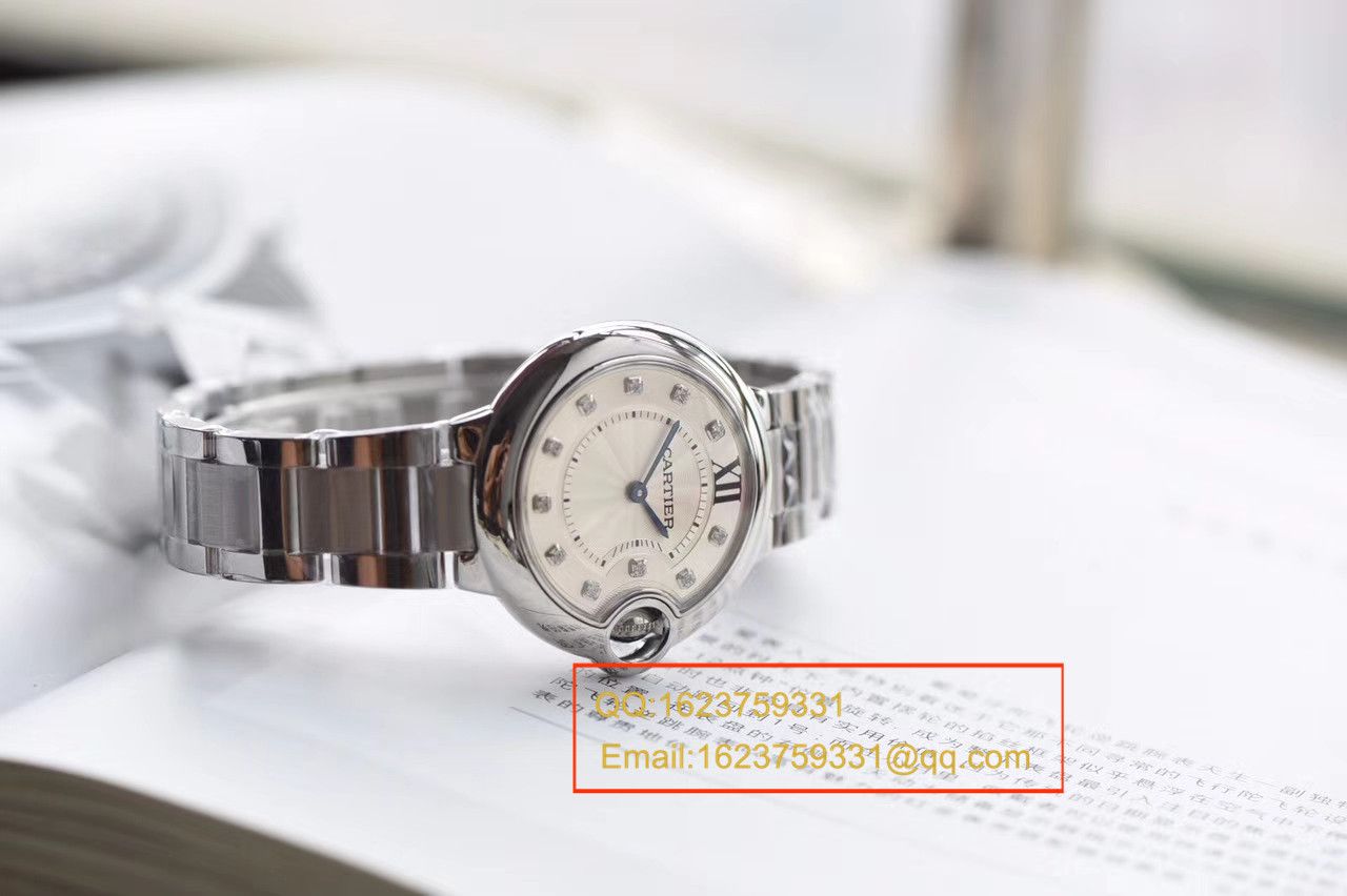 【V6 Factory 超A1:1 top 复刻手表】 Cartier  蓝气球系列女士小号蓝气球33毫米石英手表 / K054