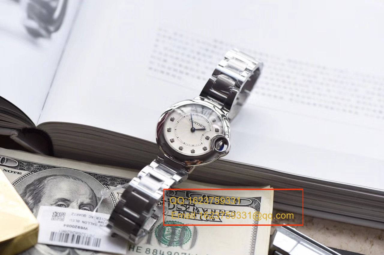 【V6 Factory 超A1:1 top 复刻手表】 Cartier  蓝气球系列女士小号蓝气球33毫米石英手表 / K054