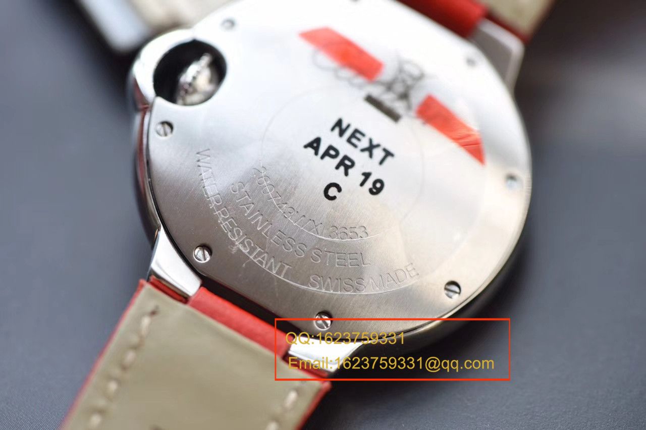 【HBBV6 Factory 一比一超A高精仿手表】 Cartier  蓝气球系列WE900351女士小号33毫米石英 wrist watch  / K044