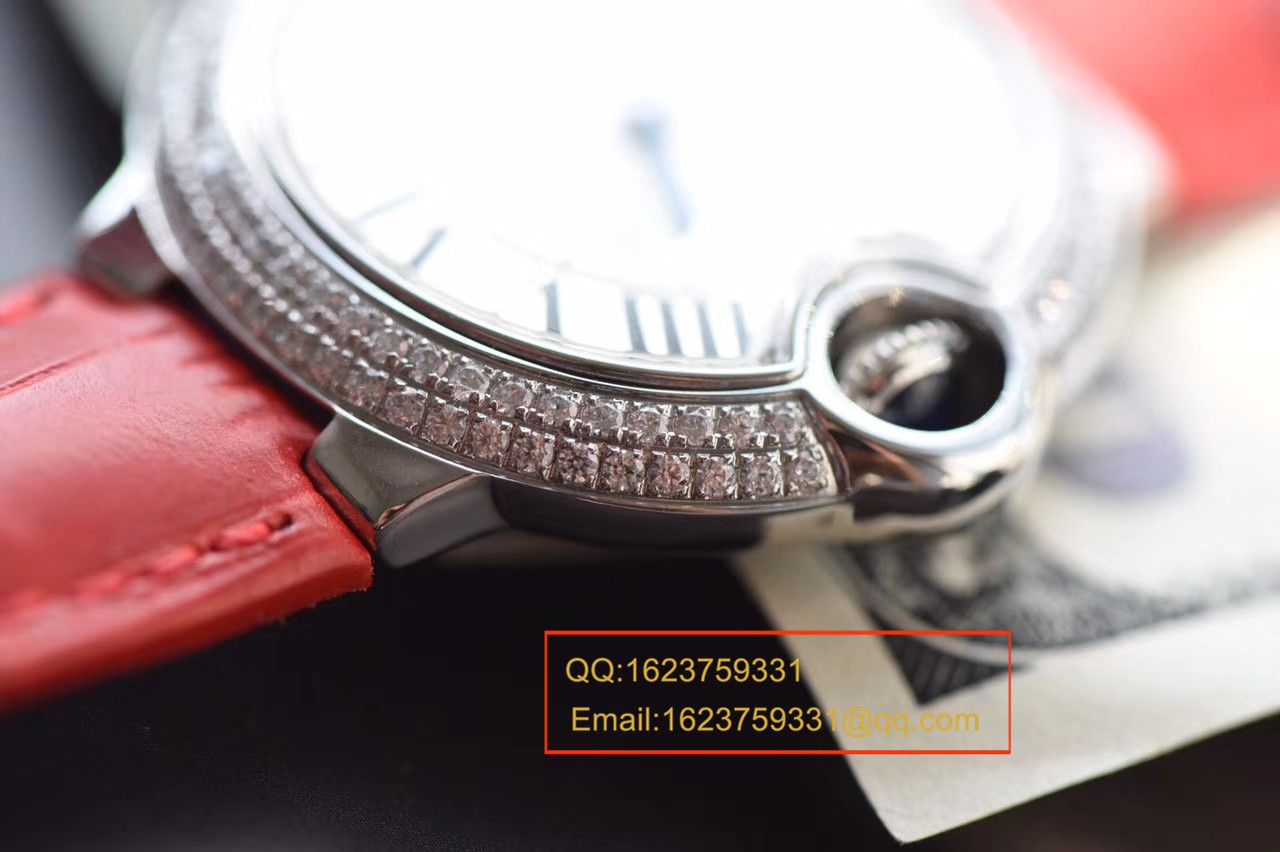 【HBBV6 Factory 一比一超A高精仿手表】 Cartier  蓝气球系列WE900351女士小号33毫米石英 wrist watch  / K044