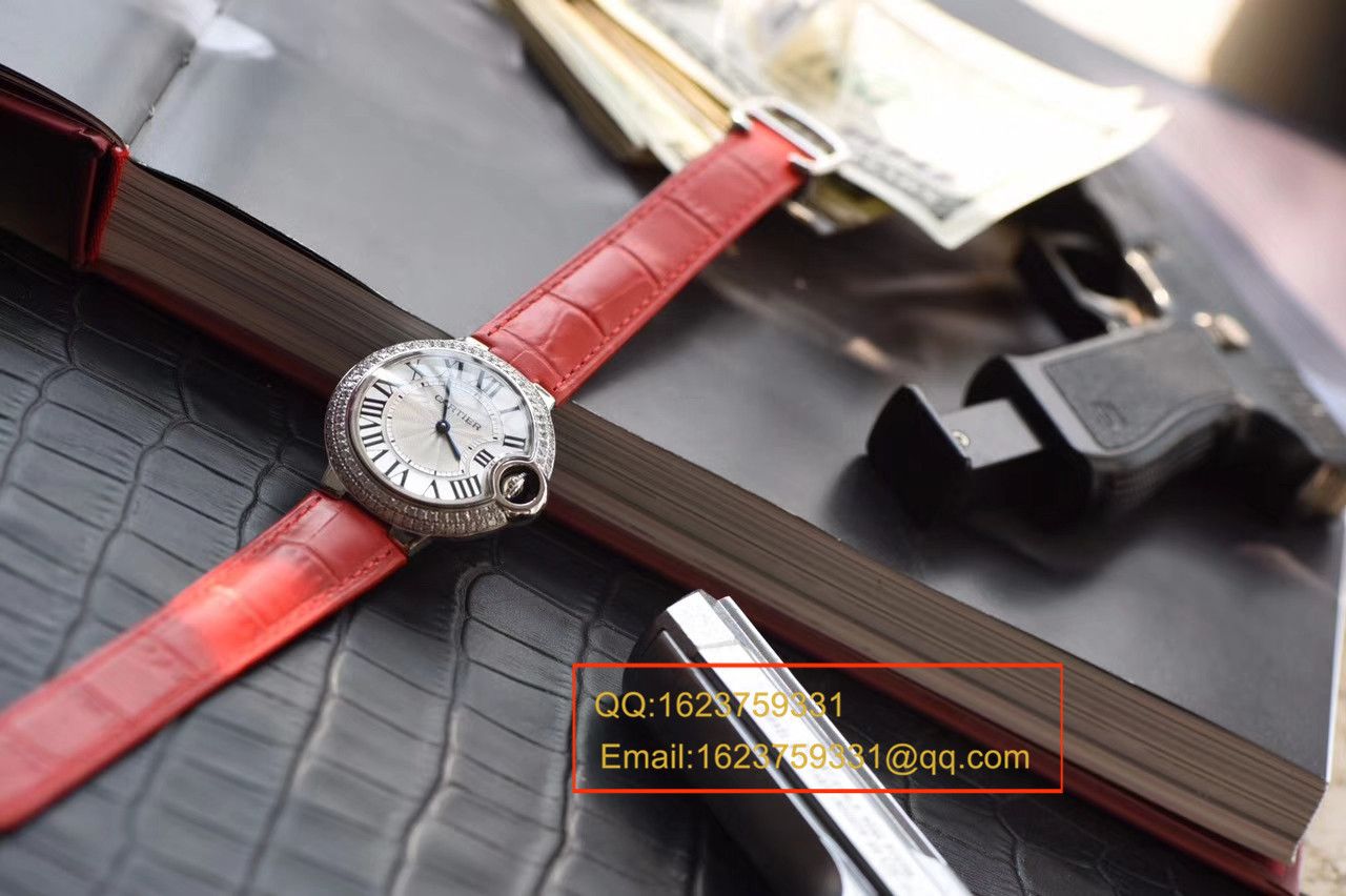 【HBBV6 Factory 一比一超A高精仿手表】 Cartier  蓝气球系列WE900351女士小号33毫米石英 wrist watch  / K044