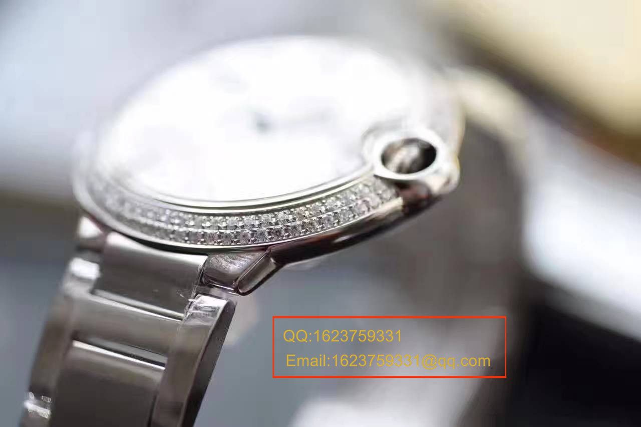 【HBBV6 Factory 一比一超A高仿手表】 Cartier  蓝气球系列WE9009Z3男装42毫米镶钻 wrist watch  / K120