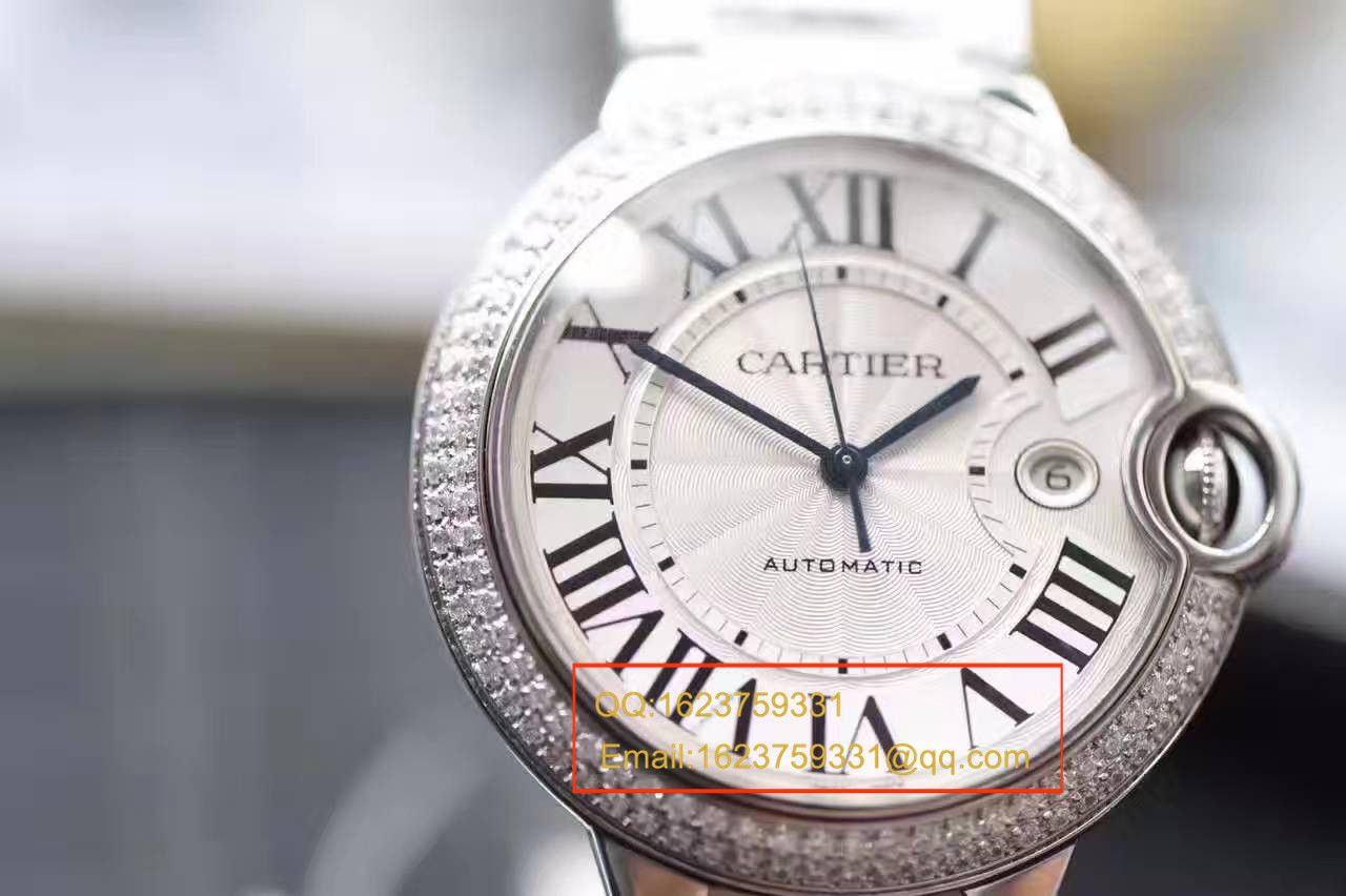 【HBBV6 Factory 一比一超A高仿手表】 Cartier  蓝气球系列WE9009Z3男装42毫米镶钻 wrist watch  / K120