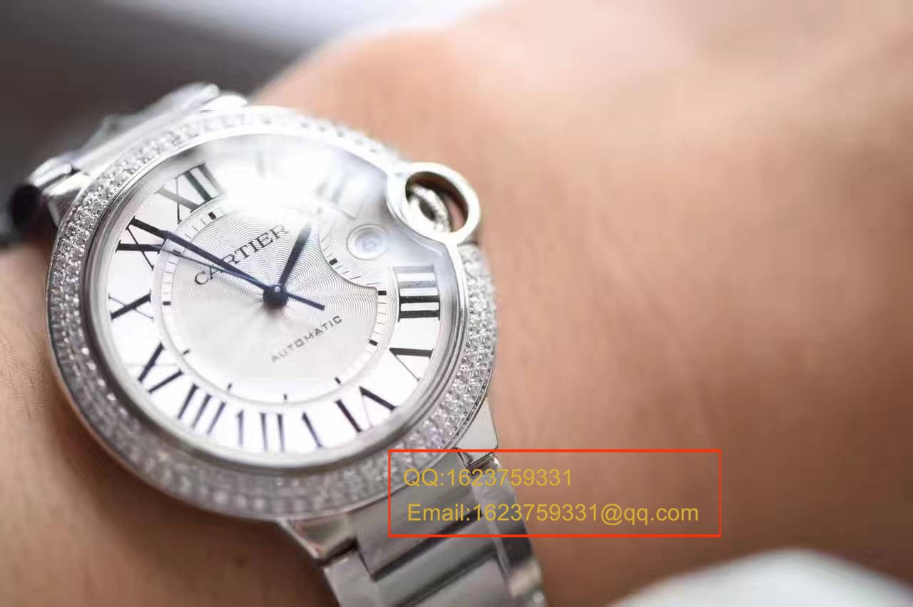 【HBBV6 Factory 一比一超A高仿手表】 Cartier  蓝气球系列WE9009Z3男装42毫米镶钻 wrist watch  / K120