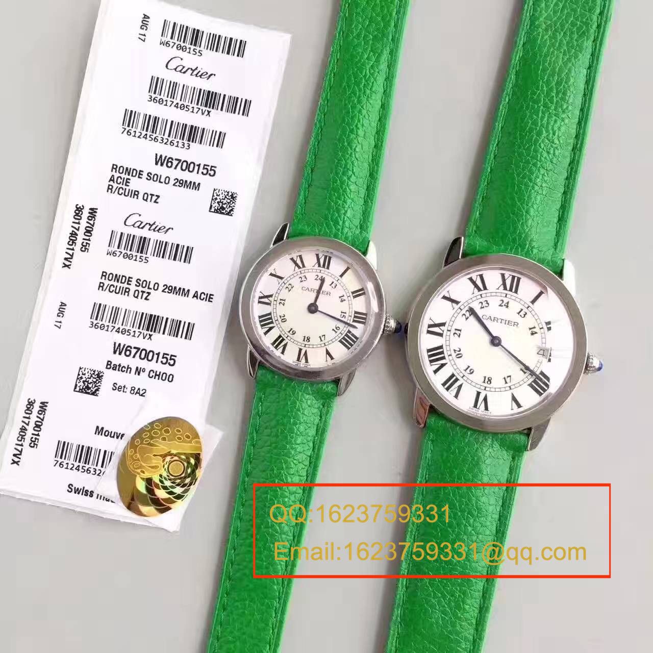 【K11 Factory 正品开模 top 复刻高仿手表】 Cartier  RONDE DE  Cartier 伦敦SOLO系列W6700155、W6700255女士石英 wrist watch  / KAD078
