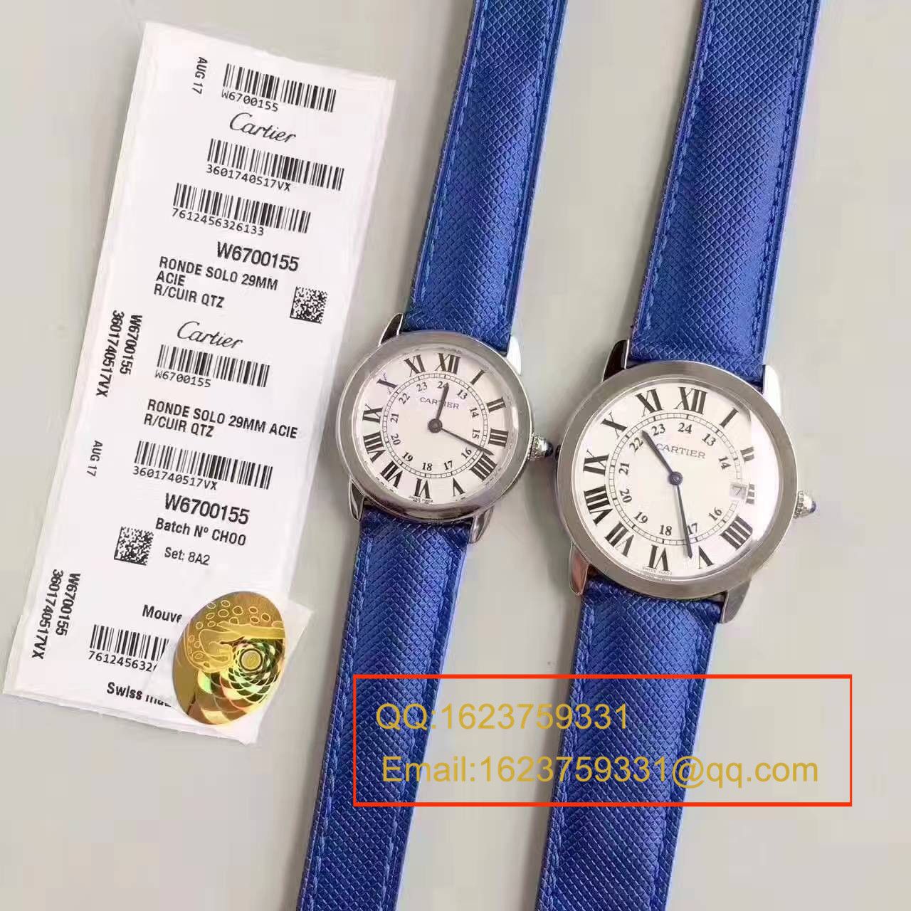 【K11 Factory 正品开模 top 复刻高仿手表】 Cartier  RONDE DE  Cartier 伦敦SOLO系列W6700155、W6700255女士石英 wrist watch  / KAD078