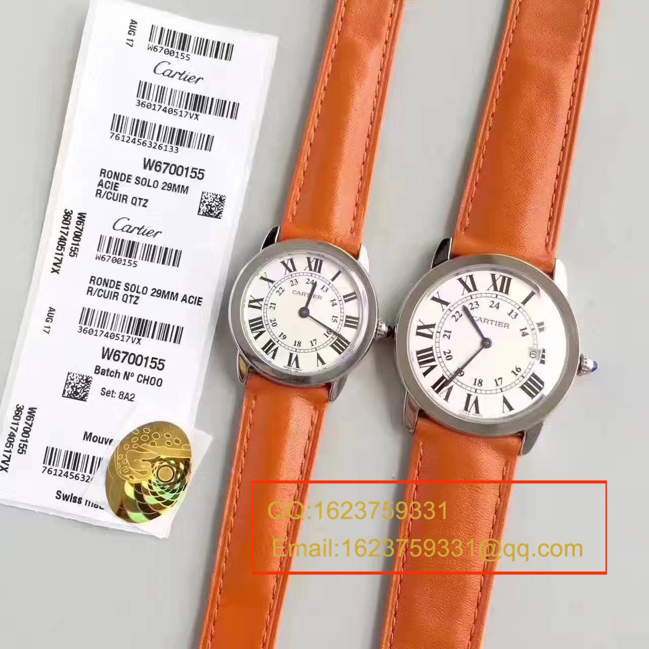 【K11 Factory 正品开模 top 复刻高仿手表】 Cartier  RONDE DE  Cartier 伦敦SOLO系列W6700155、W6700255女士石英 wrist watch  / KAD078