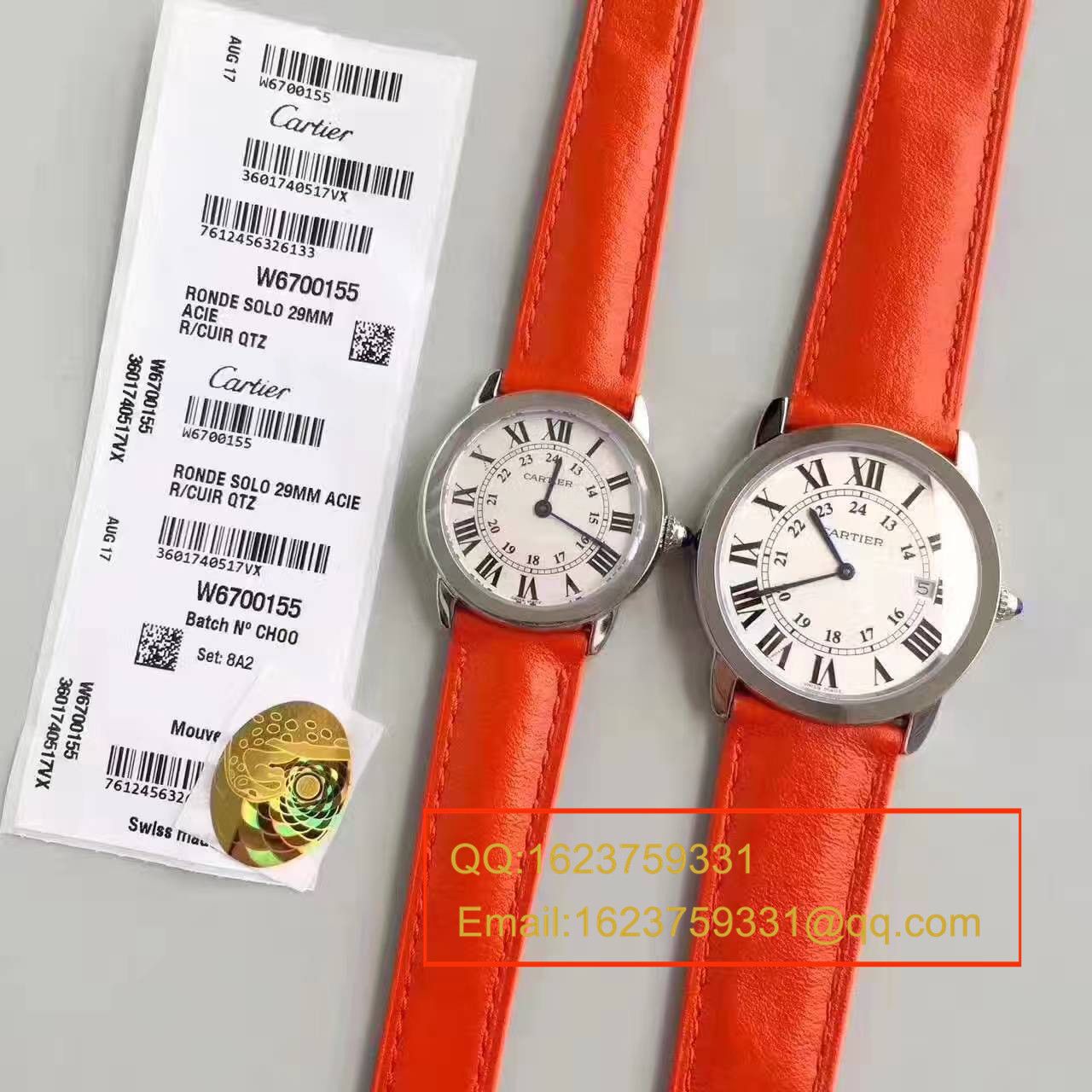【K11 Factory 正品开模 top 复刻高仿手表】 Cartier  RONDE DE  Cartier 伦敦SOLO系列W6700155、W6700255女士石英 wrist watch  / KAD078