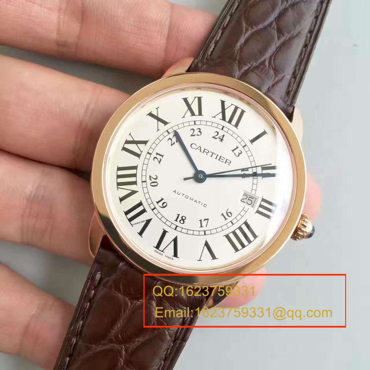 【A8 Factory 出品1:1超A高仿手表】 Cartier  RONDE DE  Cartier 系列W6701009 wrist watch  / KAI069