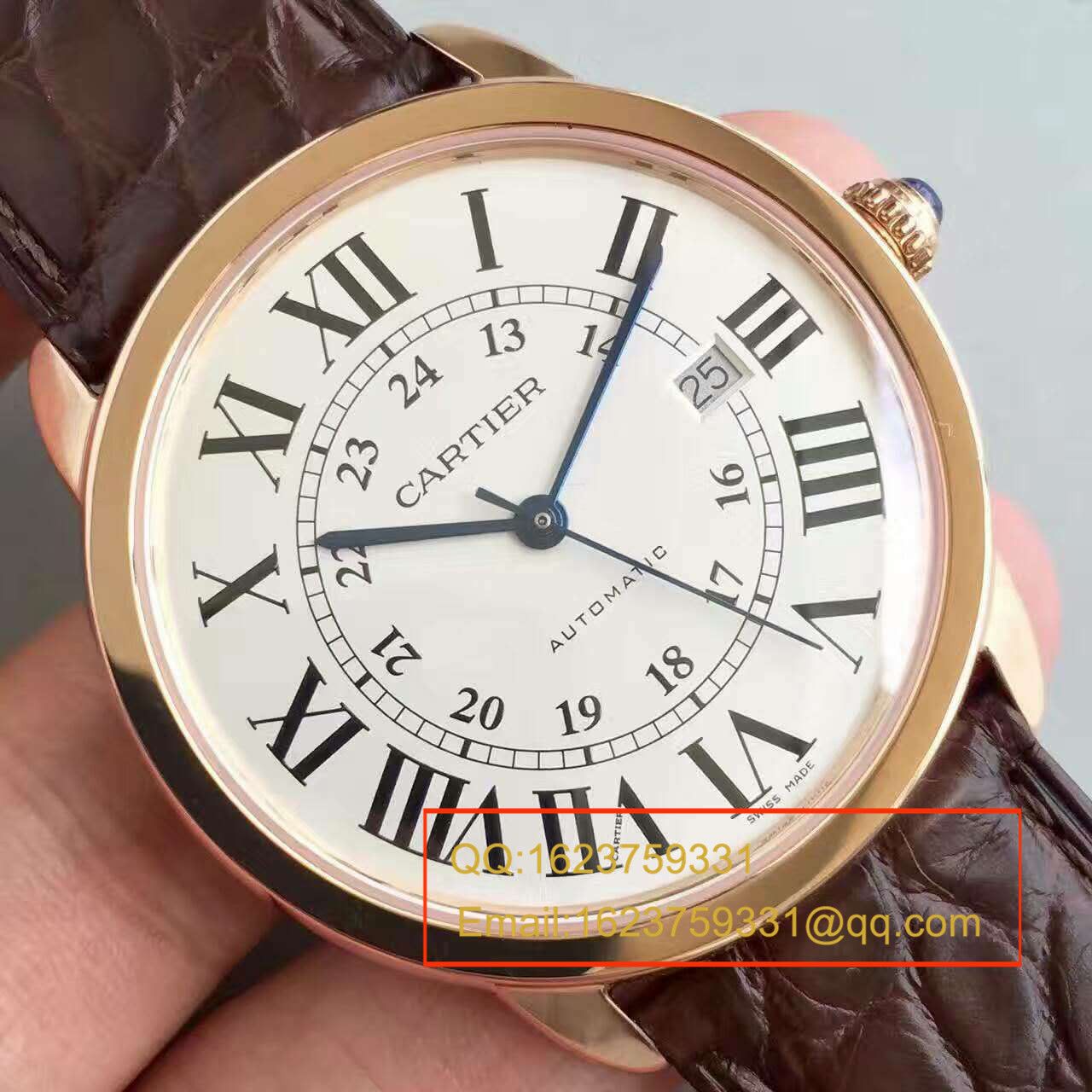 【A8 Factory 出品1:1超A高仿手表】 Cartier  RONDE DE  Cartier 系列W6701009 wrist watch  / KAI069