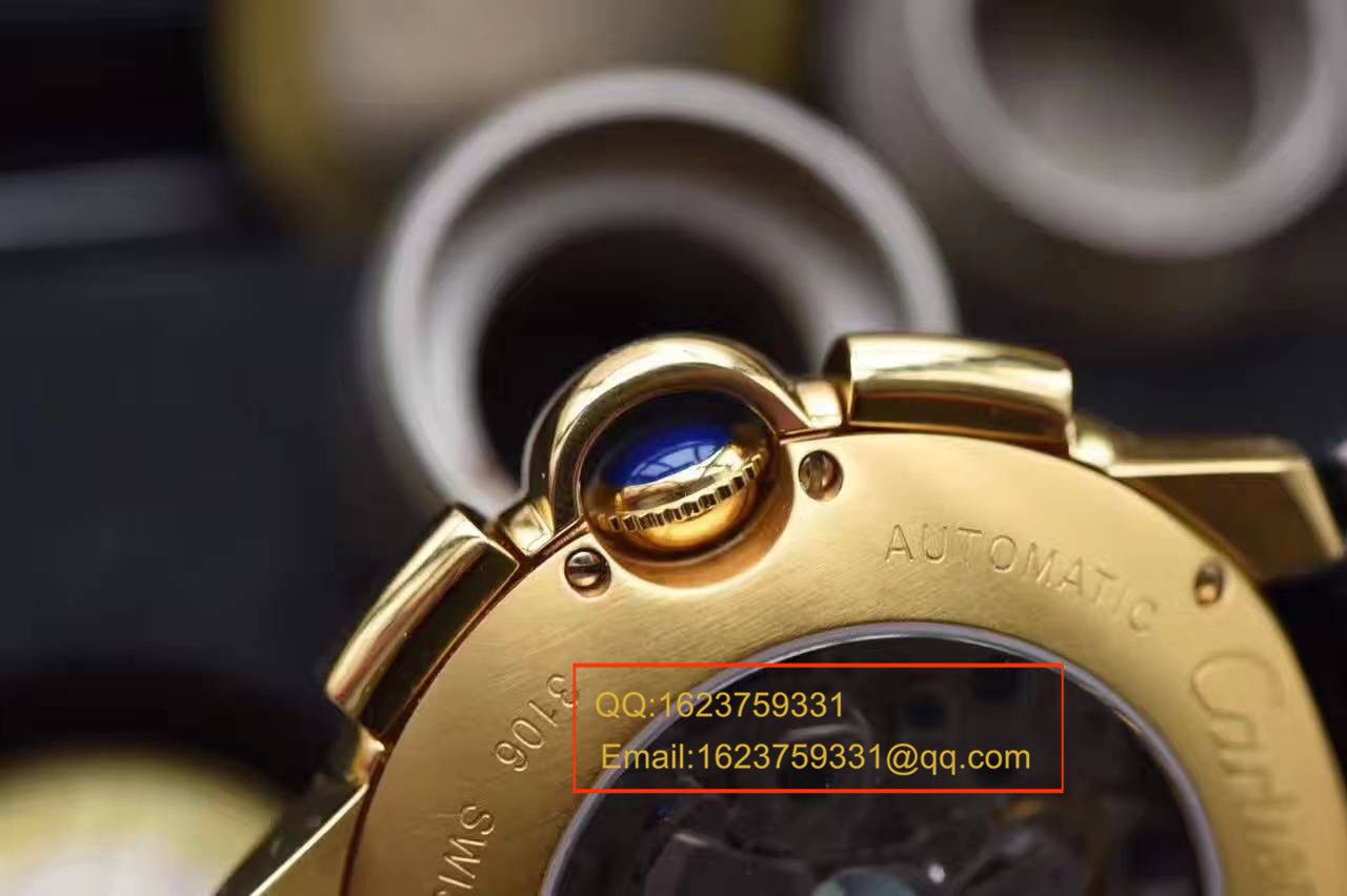 【独家视频测评OF Factory 一比一超A高仿手表】 Cartier  蓝气球系列W6920007 wrist watch  / KBB038