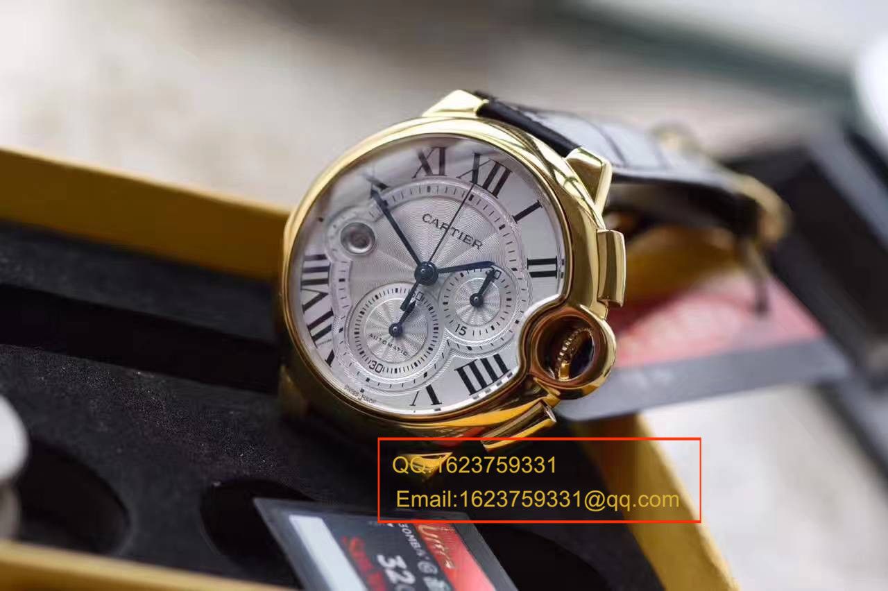 【独家视频测评OF Factory 一比一超A高仿手表】 Cartier  蓝气球系列W6920007 wrist watch  / KBB038