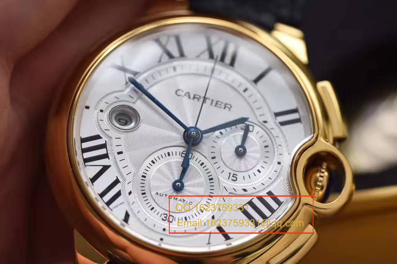 【独家视频测评OF Factory 一比一超A高仿手表】 Cartier  蓝气球系列W6920007 wrist watch  / KBB038