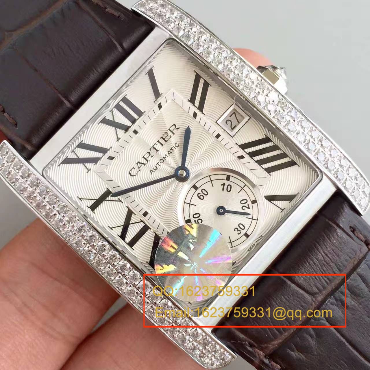  【JF Factory 一比一复刻高仿手表】 Cartier  坦克系列TANK MC系列 W5330003 wrist watch  / KAG020