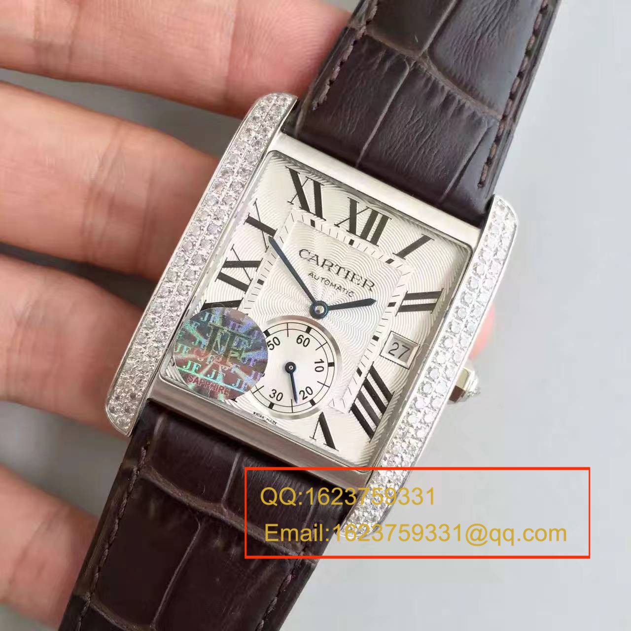  【JF Factory 一比一复刻高仿手表】 Cartier  坦克系列TANK MC系列 W5330003 wrist watch  / KAG020