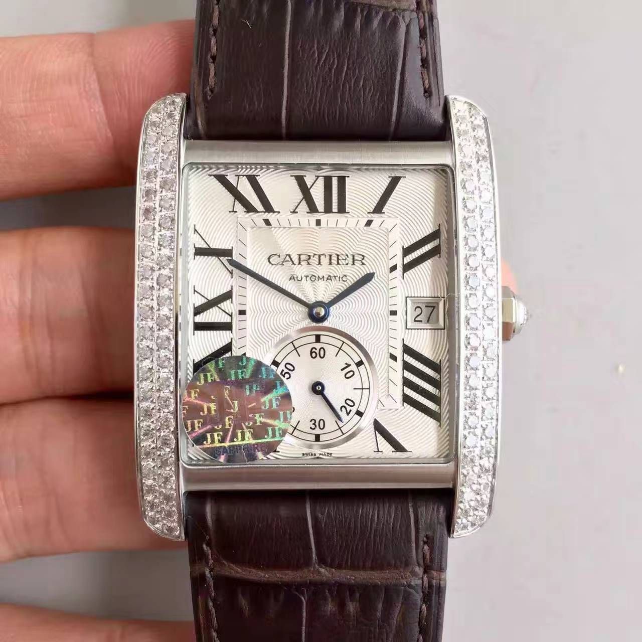  【JF Factory 一比一复刻高仿手表】 Cartier  坦克系列TANK MC系列 W5330003 wrist watch  / KAG020