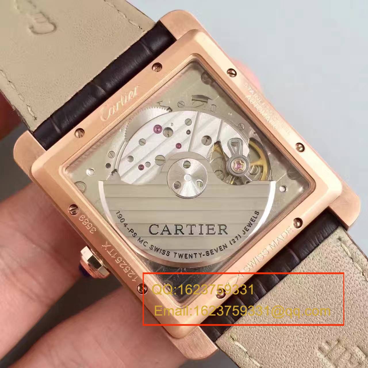 【JF一比一高精仿手表】 Cartier  英式 Tank MC 坦克系列终极版本 W5330001 wrist watch  / KAG022