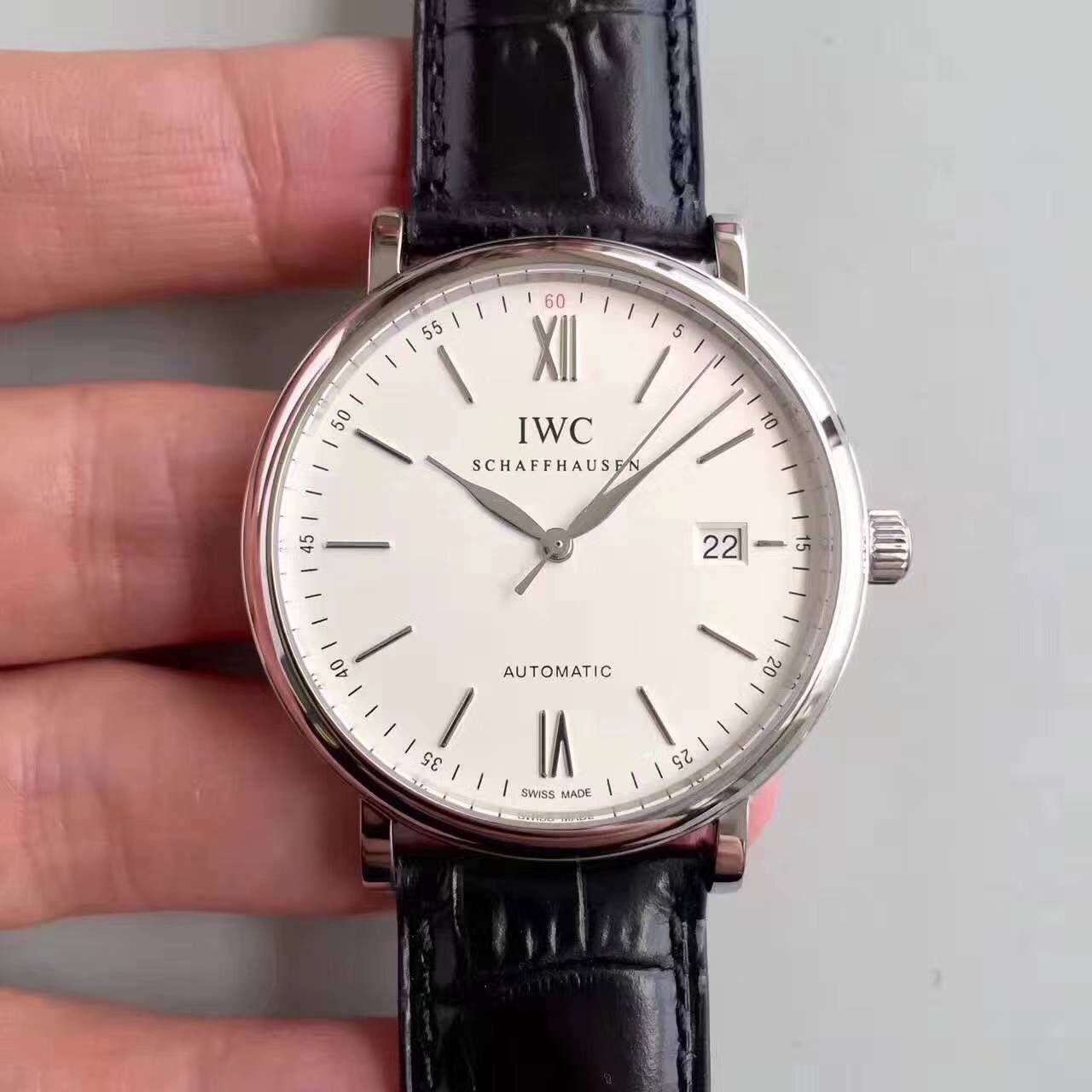【独家视频测评MK Factory 1:1高仿手表】 IWC 柏涛菲诺系列 IW356501男士 wrist watch  / WGAH058