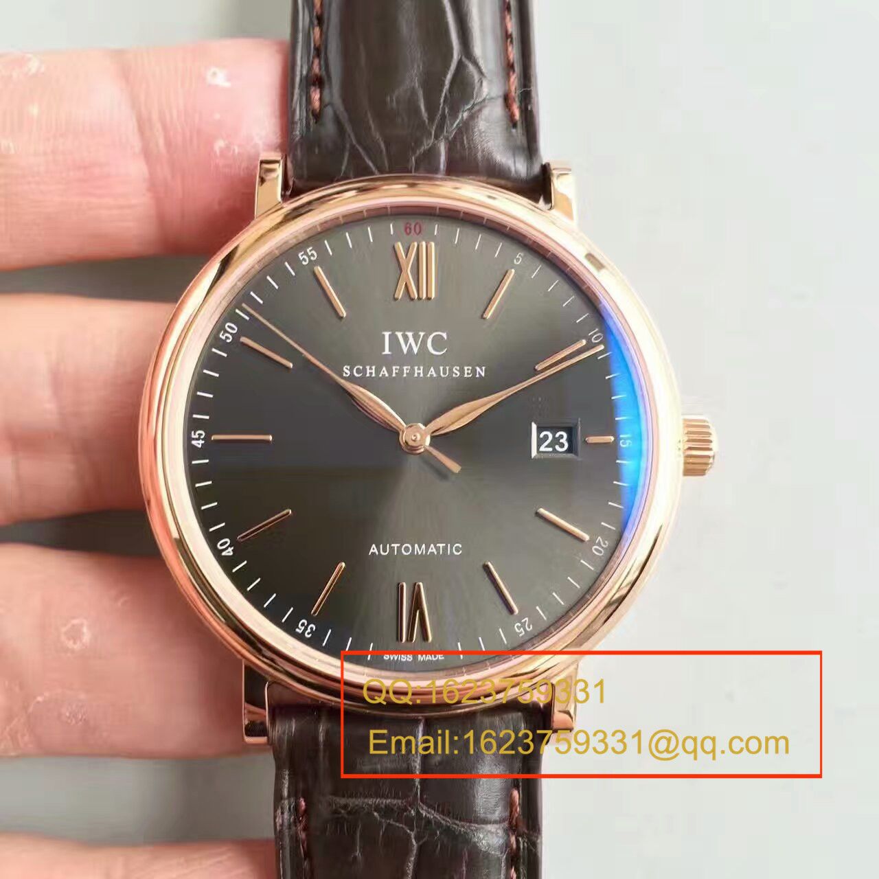 【独家视频测评MK Factory 1:1高仿复刻手表】 IWC  IWC柏涛菲诺系列IW356502  wrist watch  / WG118