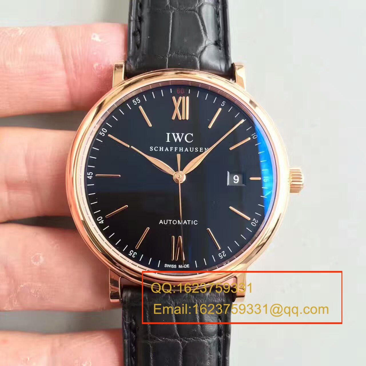 【独家视频测评MK Factory 1:1高仿手表】 IWC  IWC 柏涛菲诺系列 大三针 IW356512 男士手表 / WGAH117