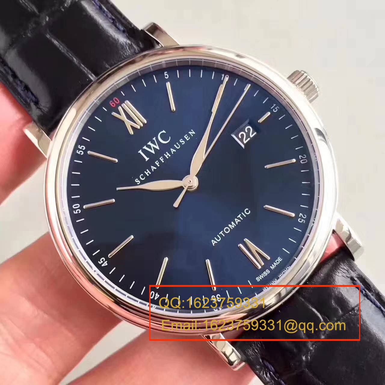 【独家视频测评MK Factory 1:1高仿手表】 IWC  IWC 柏涛菲诺系列 大三针 IW356512 男士手表 / WGAH117