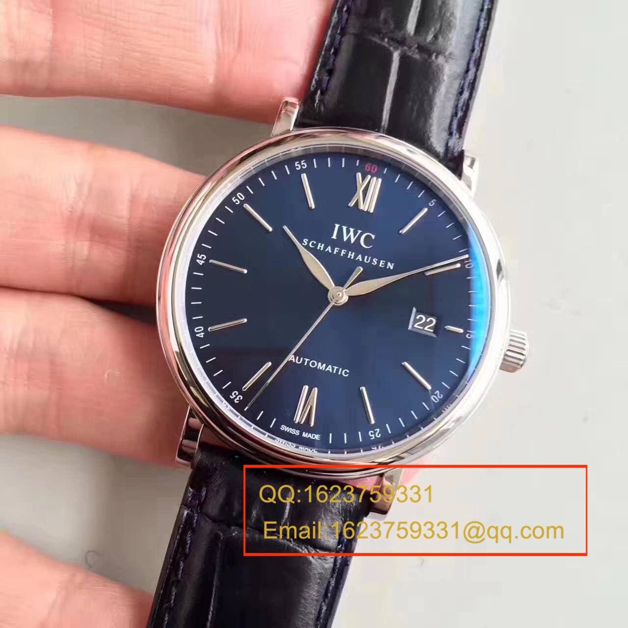 【独家视频测评MK Factory 1:1高仿手表】 IWC  IWC 柏涛菲诺系列 大三针 IW356512 男士手表 / WGAH117
