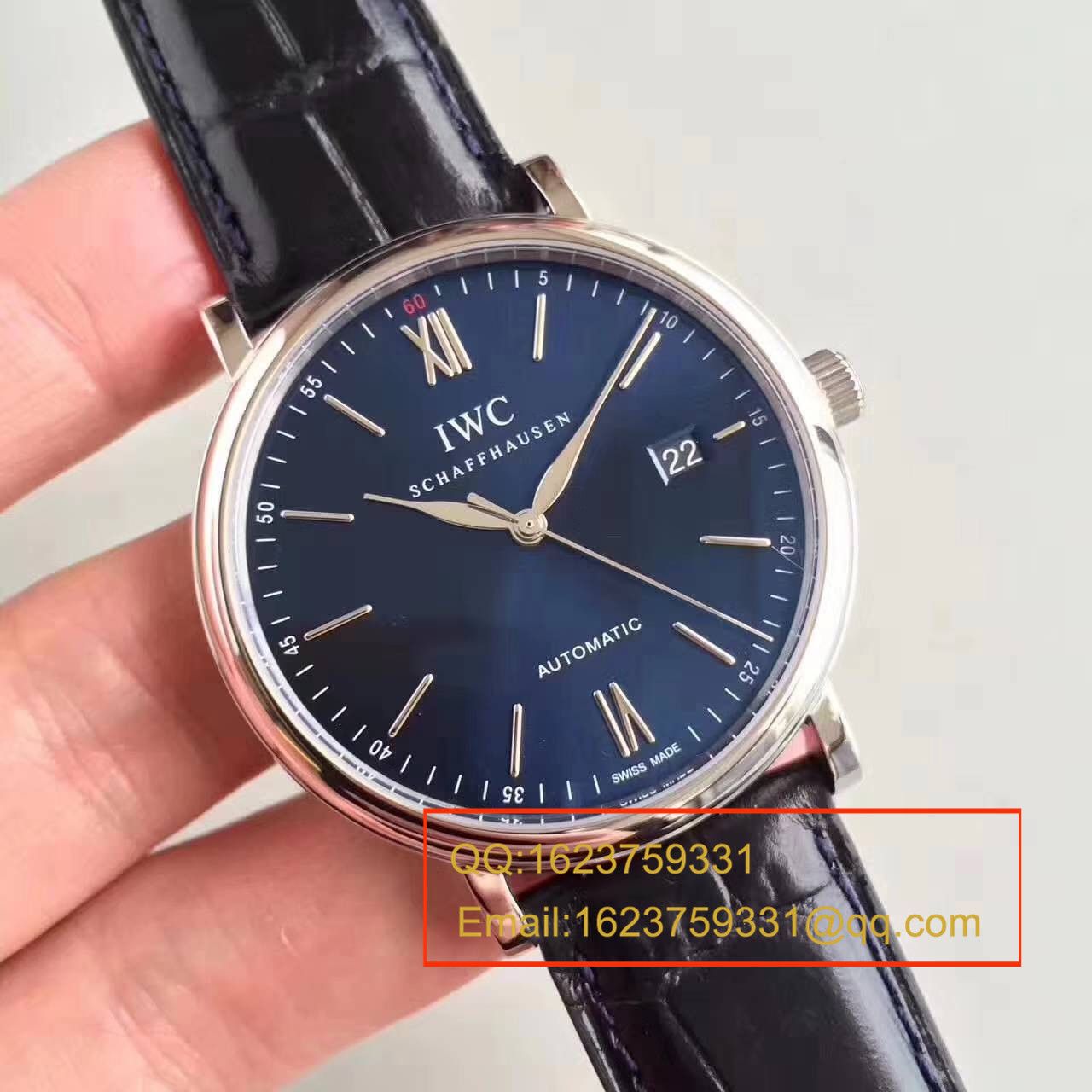【独家视频测评MK Factory 1:1高仿手表】 IWC  IWC 柏涛菲诺系列 大三针 IW356512 男士手表 / WGAH117