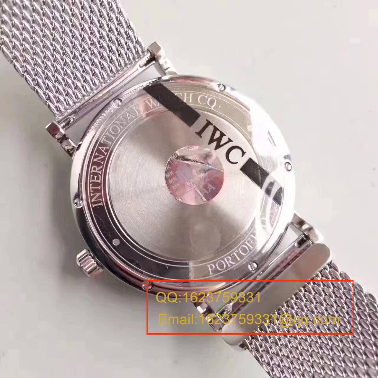 【独家视频测评MK Factory 一比一超A精仿手表】 IWC 柏涛菲诺系列IW356505精钢米兰表链 wrist watch  / WG116