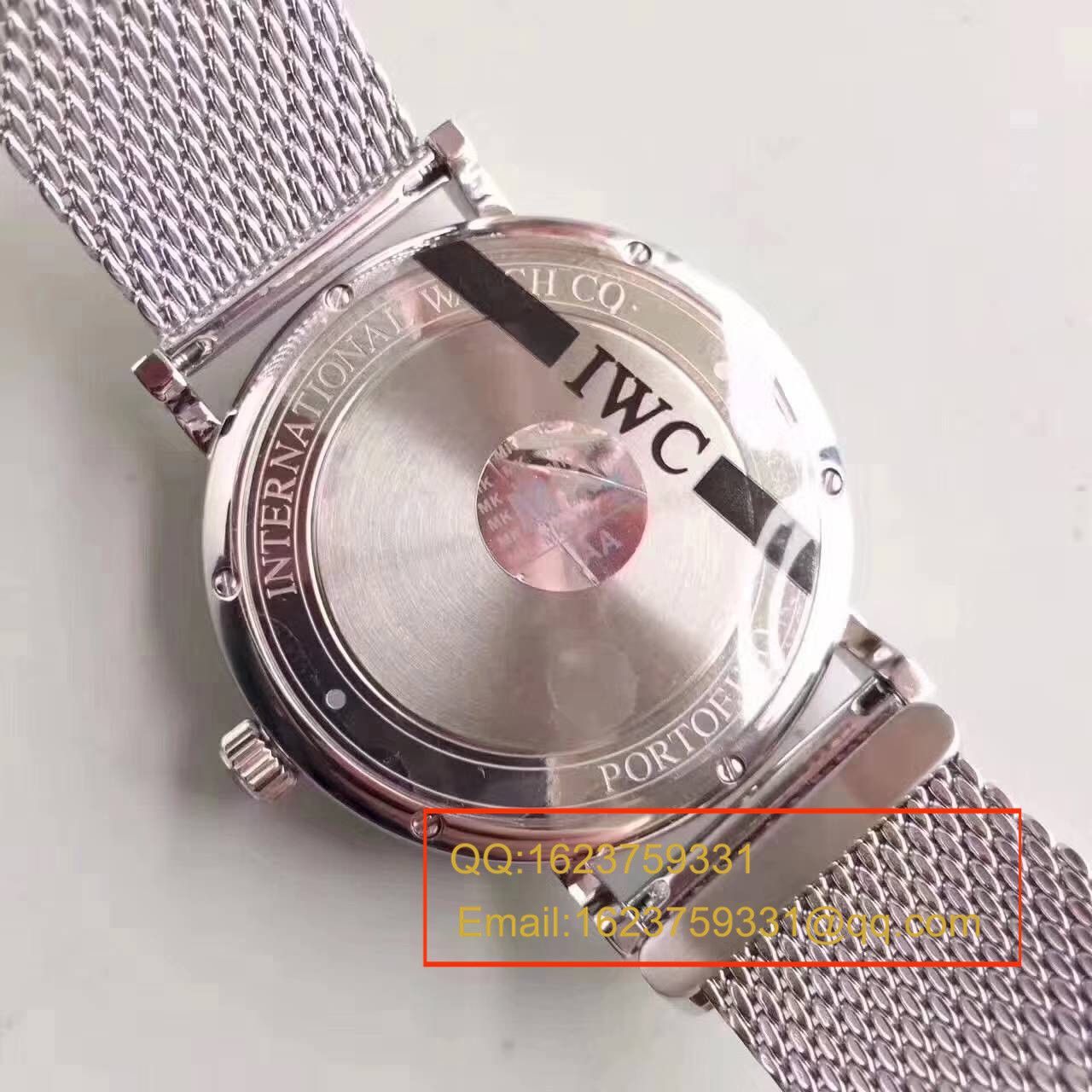 【独家视频测评MK Factory 1:1超A高仿手表】 IWC 柏涛菲诺系列IW356506精钢米兰 watchband   wrist watch  / WG273