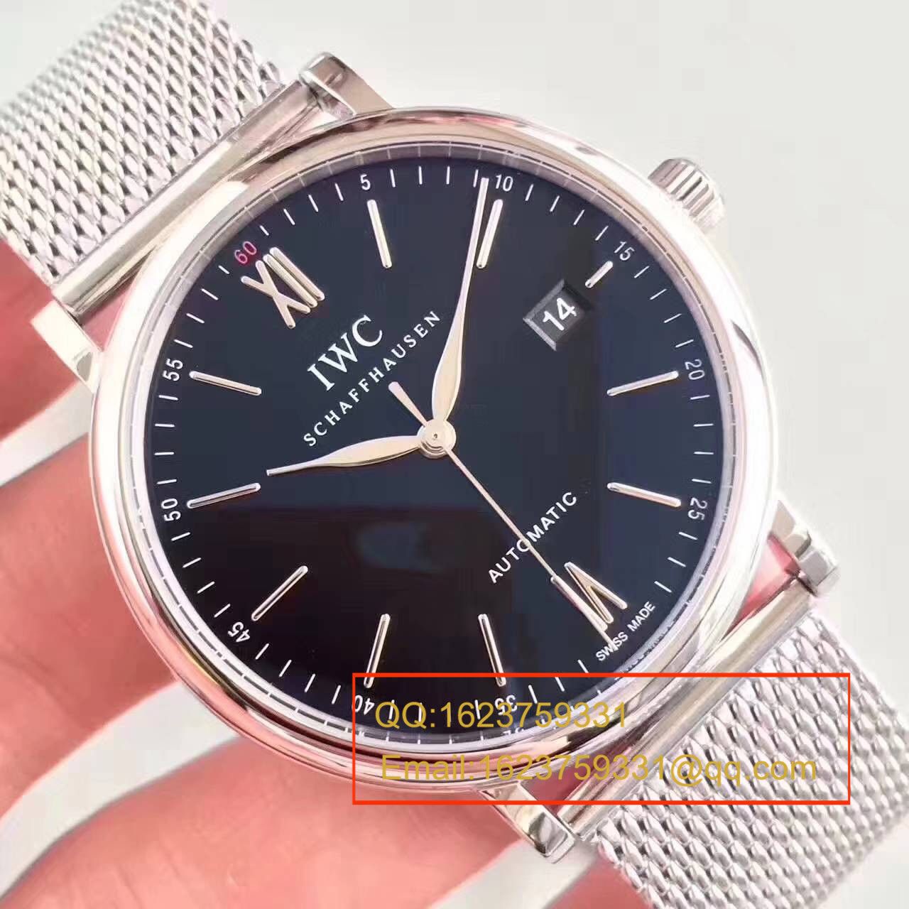 【独家视频测评MK Factory 1:1超A高仿手表】 IWC 柏涛菲诺系列IW356506精钢米兰 watchband   wrist watch  / WG273