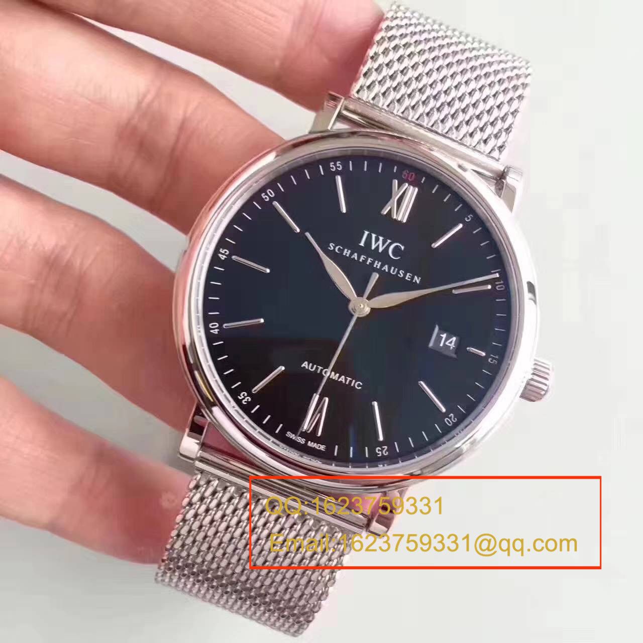 【独家视频测评MK Factory 1:1超A高仿手表】 IWC 柏涛菲诺系列IW356506精钢米兰 watchband   wrist watch  / WG273
