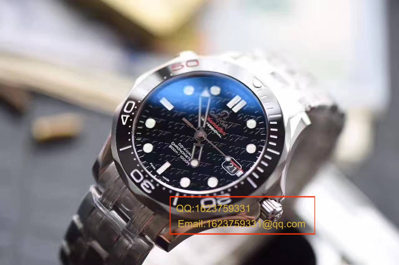 【独家视频测评一比一超A高仿手表】OMEGA Seamaster 300M系列占士邦007特别版212.30.36.20.51.001 wrist watch  / M302