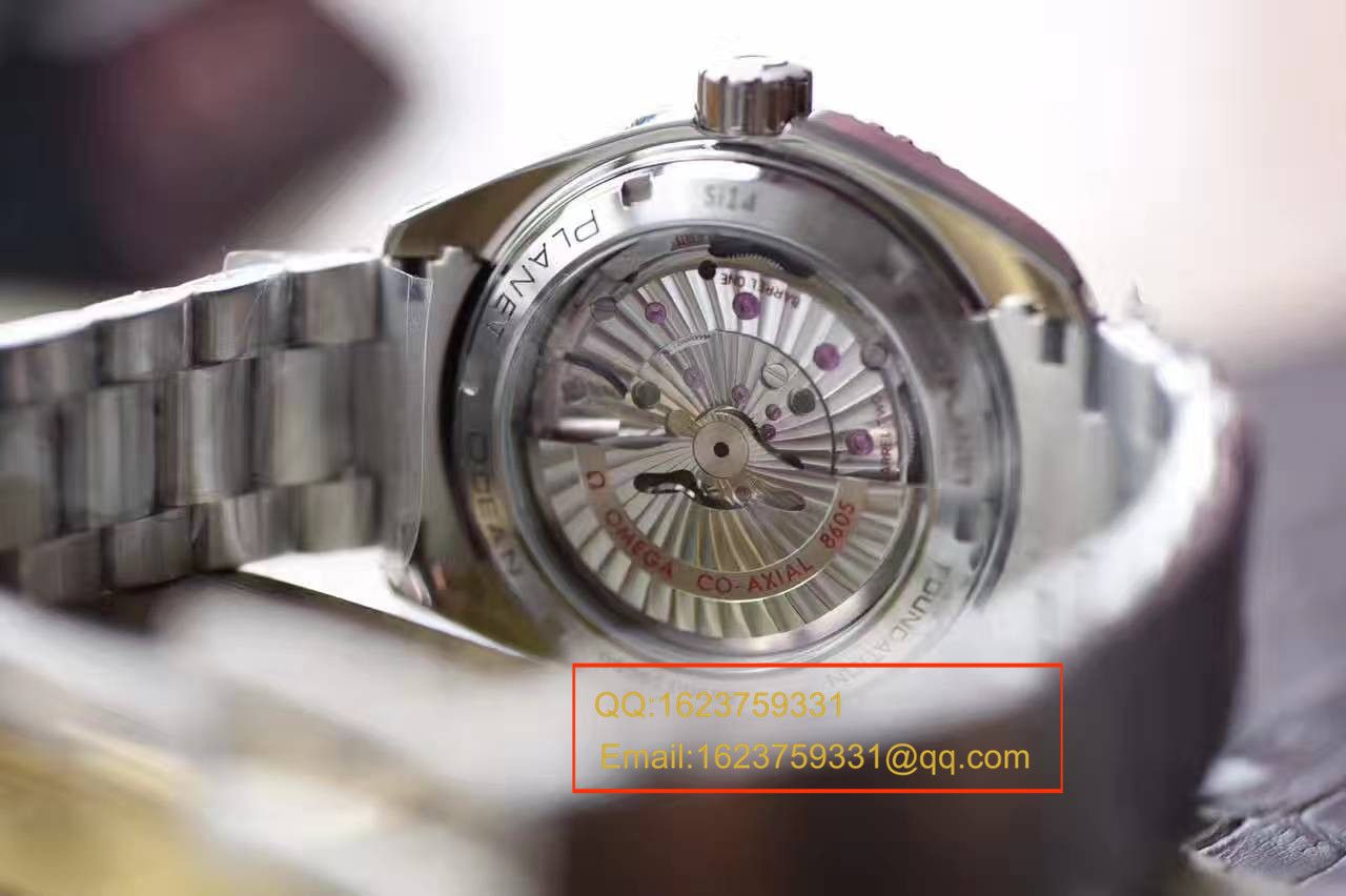 【独家视频测评KW Factory  top 1:1复刻手表】OMEGA Seamaster 系列232.30.44.22.03.001《GMT美好星球》 wrist watch  / M254