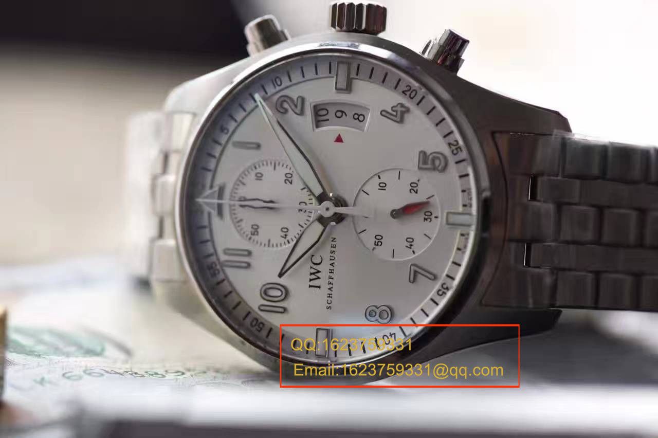 【独家视频测评】V6 Factory 一比一超A高仿手表 IWC 飞行员计时 “JU-AIR”特别版系列IW387809钢带 / WG168