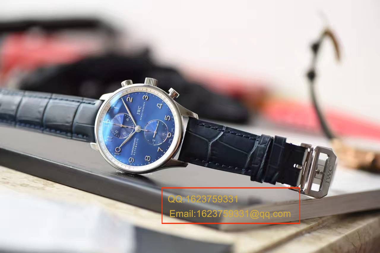 【独家视频测评】【YL Factory 1比1超A高精仿手表】 IWC 葡计劳伦斯特别版最高v7版本IW371432 wrist watch  / WG298