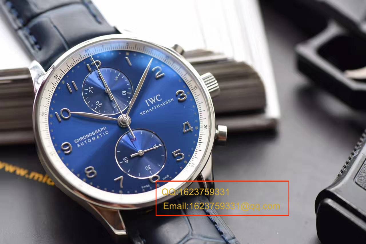 【独家视频测评】【YL Factory 1比1超A高精仿手表】 IWC 葡计劳伦斯特别版最高v7版本IW371432 wrist watch  / WG298