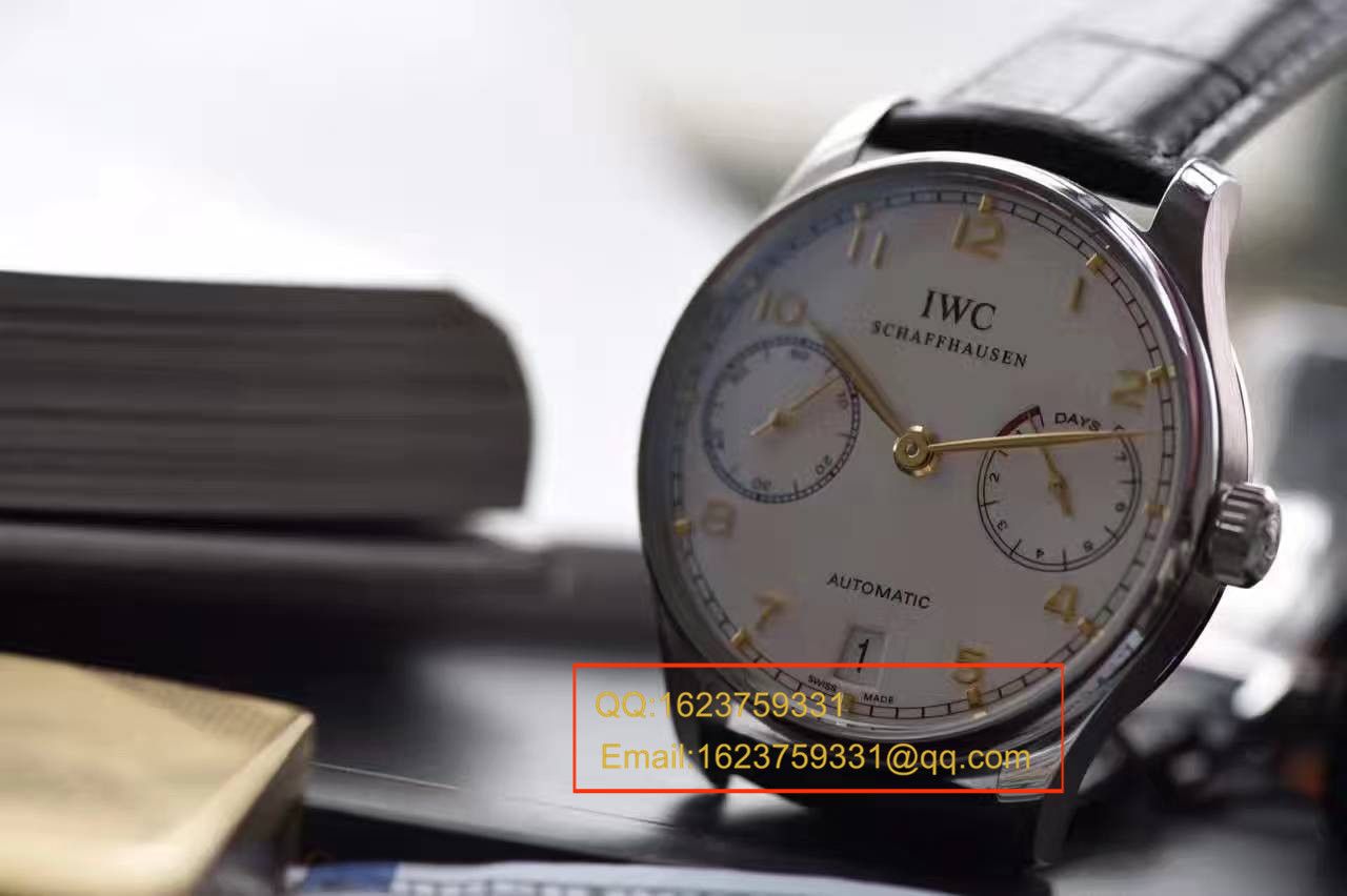 【独家视频测评ZF一比一超A高精仿手表】 IWC 葡萄牙系列系列IW500704《 IWC 葡七黄金钉》 wrist watch  / WG295