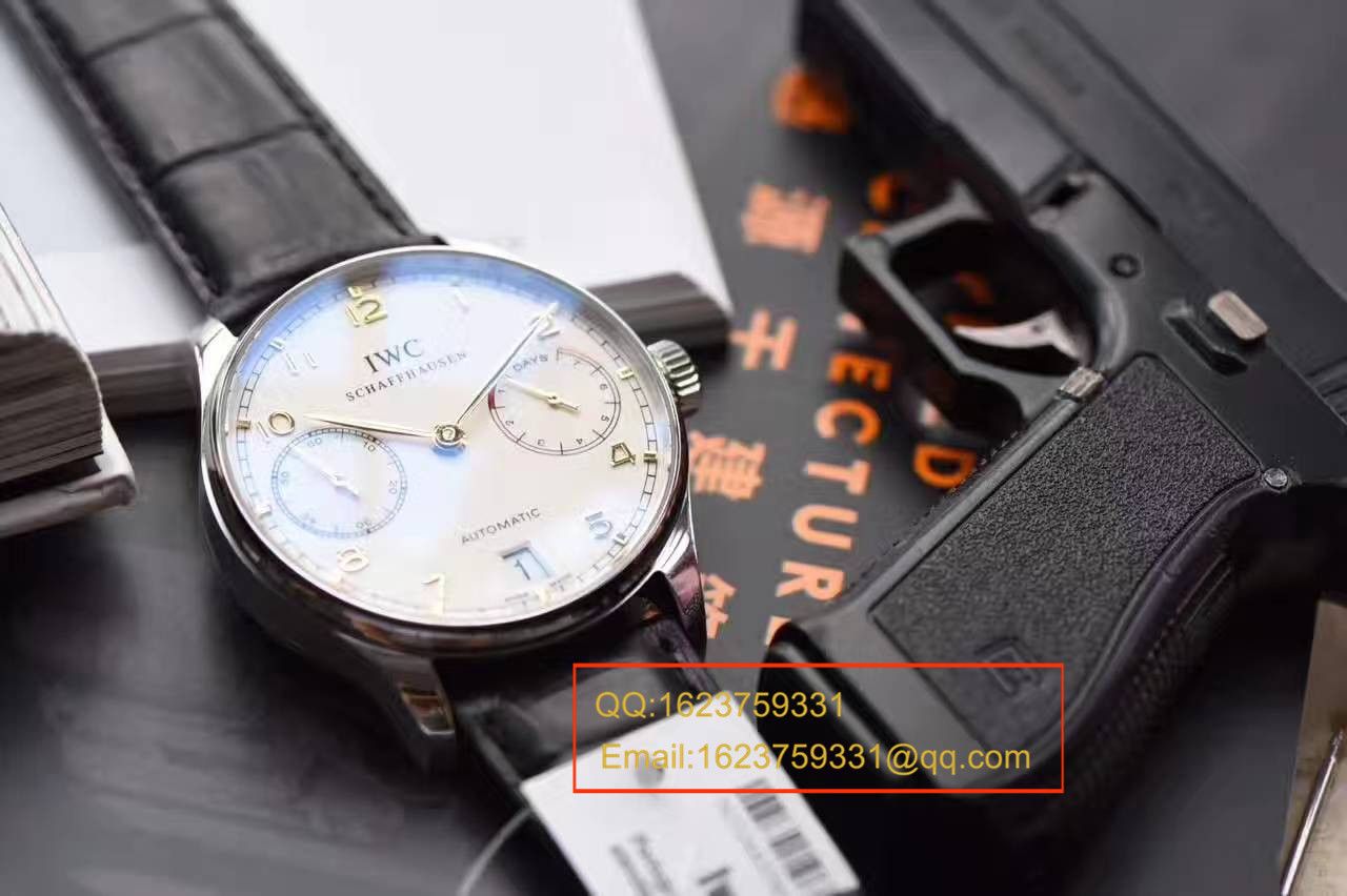 【独家视频测评ZF一比一超A高精仿手表】 IWC 葡萄牙系列系列IW500704《 IWC 葡七黄金钉》 wrist watch  / WG295