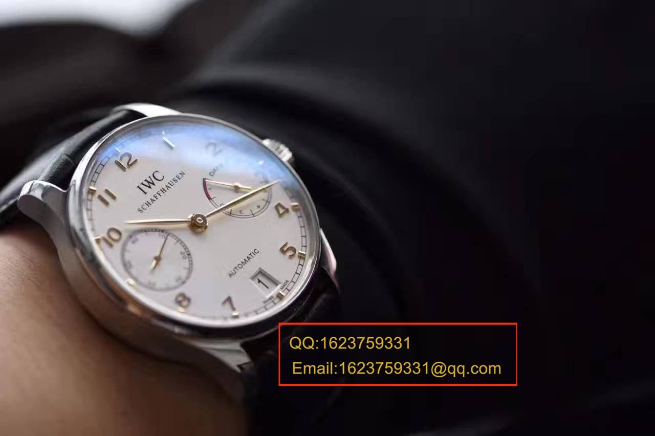 【独家视频测评ZF一比一超A高精仿手表】 IWC 葡萄牙系列系列IW500704《 IWC 葡七黄金钉》 wrist watch  / WG295