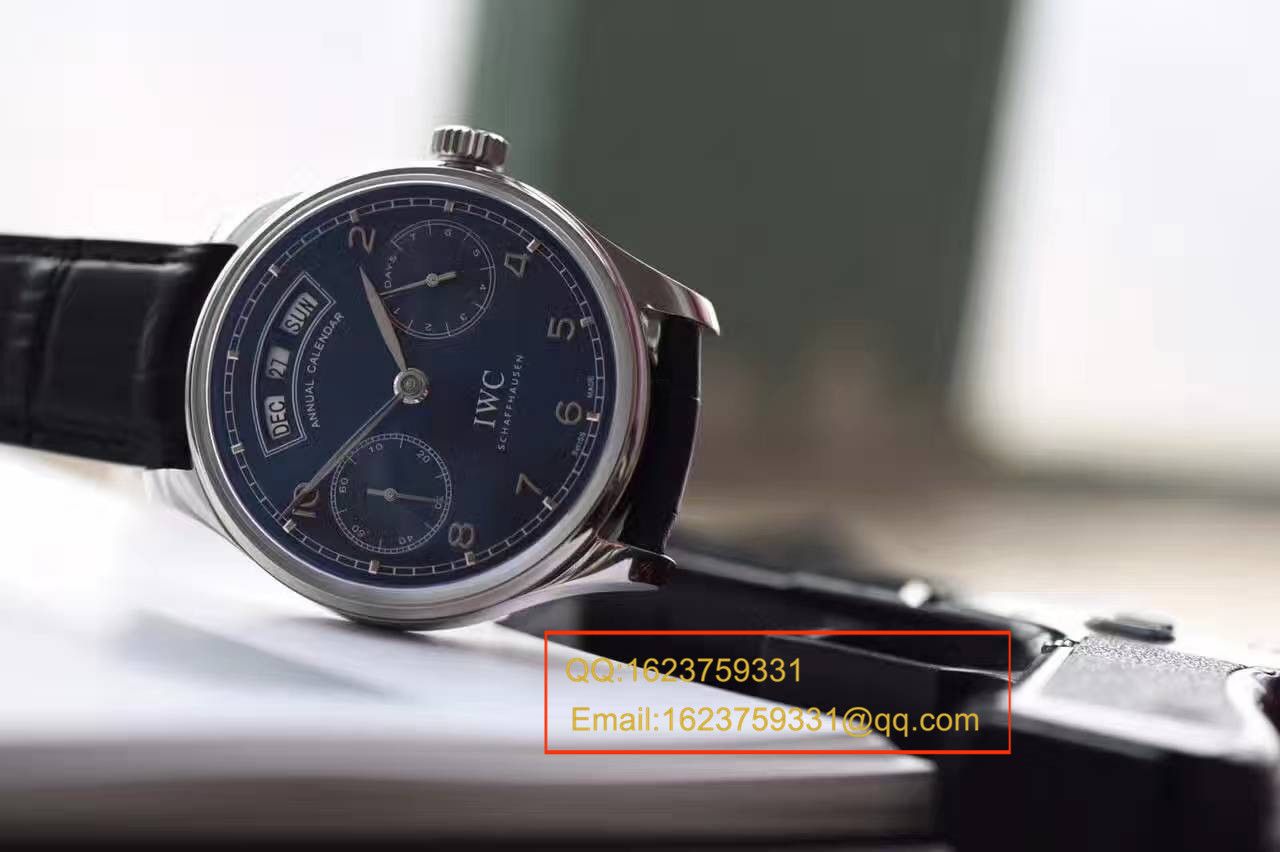 【独家视频测评YL Factory 一比一超A高仿手表】 IWC 葡萄牙系列年历IW503502 IWC 年历 wrist watch  / WG290