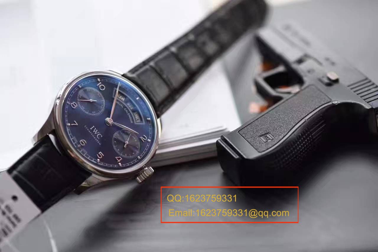 【独家视频测评YL Factory 一比一超A高仿手表】 IWC 葡萄牙系列年历IW503502 IWC 年历 wrist watch  / WG290