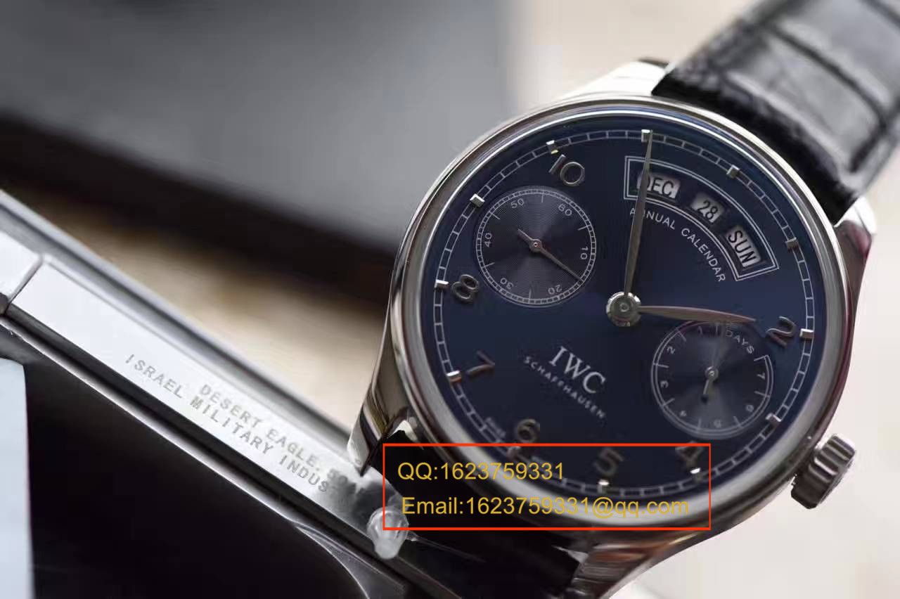 【独家视频测评YL Factory 一比一超A高仿手表】 IWC 葡萄牙系列年历IW503502 IWC 年历 wrist watch  / WG290