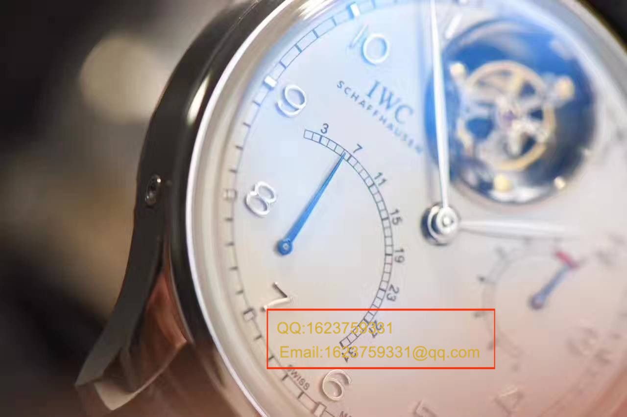 【独家视频测评YL Factory 一比一超A高仿手表】 IWC 葡萄牙 Tourbillon 逆跳 wrist watch 系列IW504601 wrist watch  / WG285